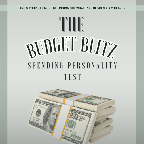 THE BUDGET BLITZ : SPENDING PERSONALITY TEST